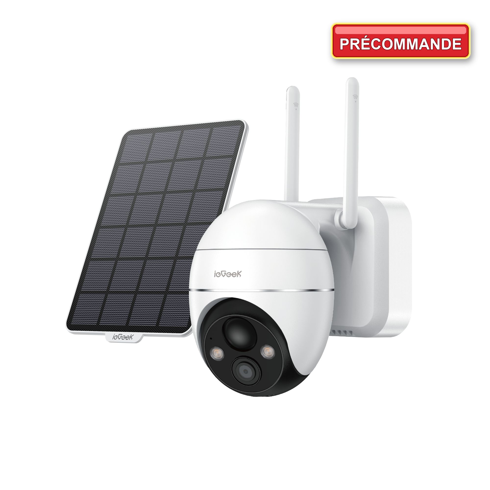 ieGeek Caméra de surveillance extérieure solaire S7 – Caméra sans ieGeek Caméra de surveillance extérieure solaire S7 – Caméra sans