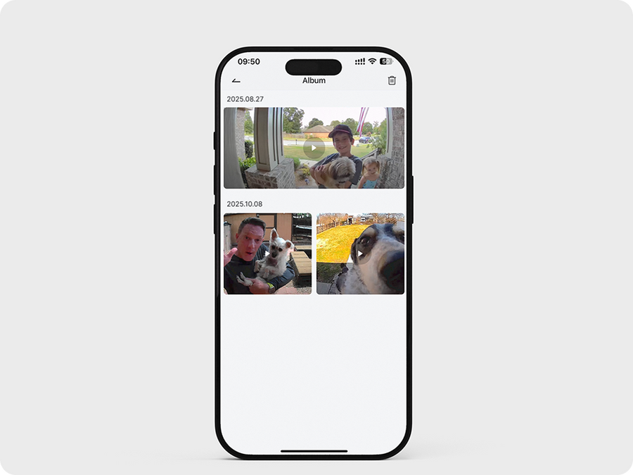 Enregistrement des vidéos