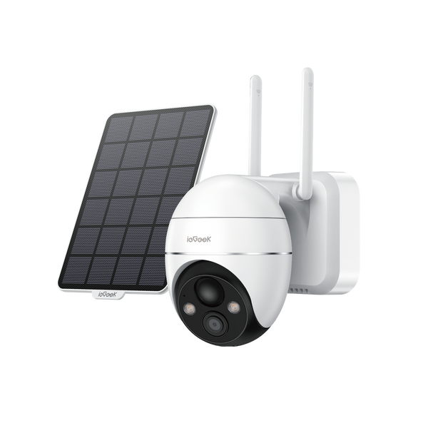 ieGeek Caméra de surveillance extérieure solaire S7 – Caméra sans