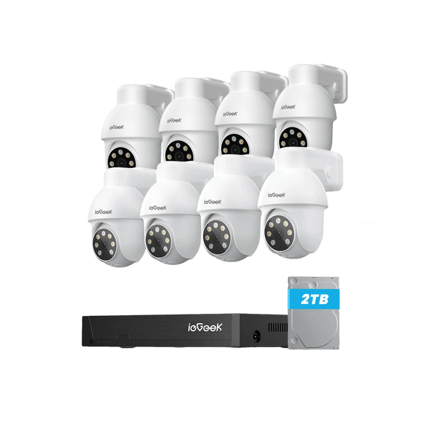 ieGeek Système de sécurité PoE IE82