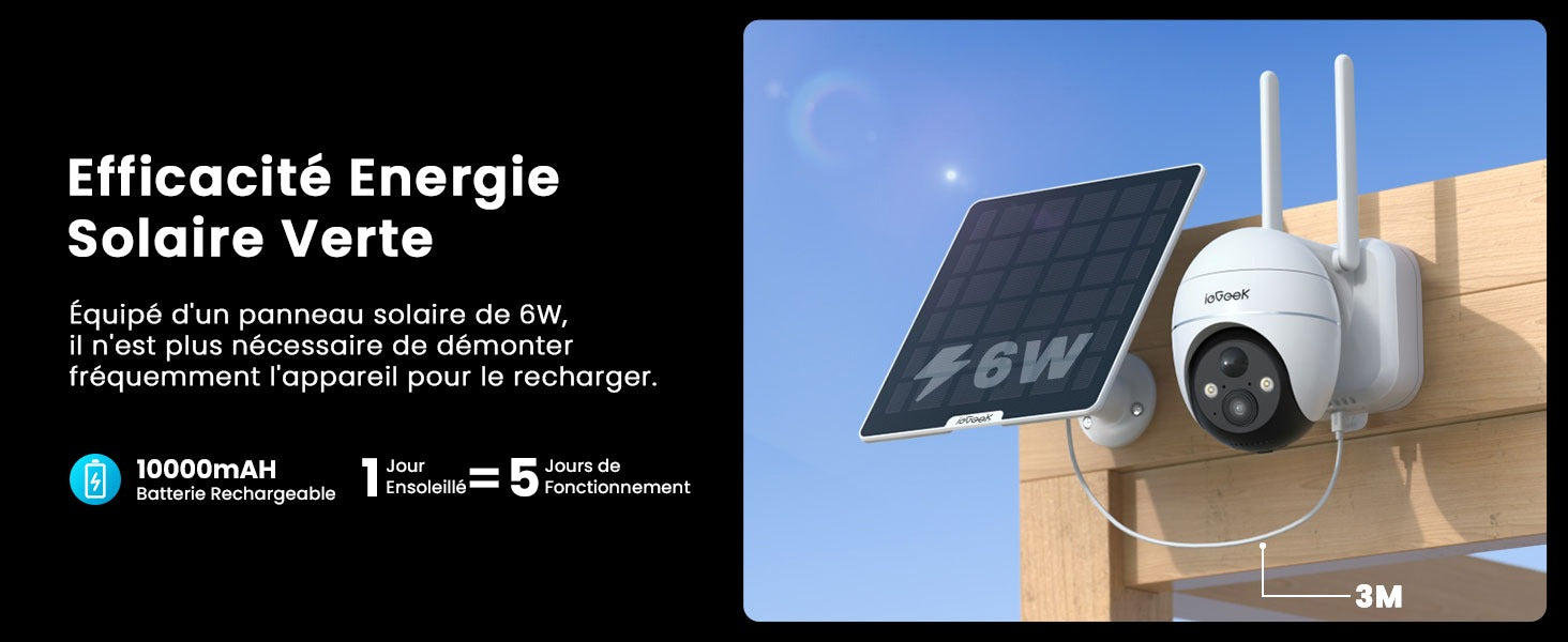 Caméra 4G sans WiFi avec carte SIM en zone rurale